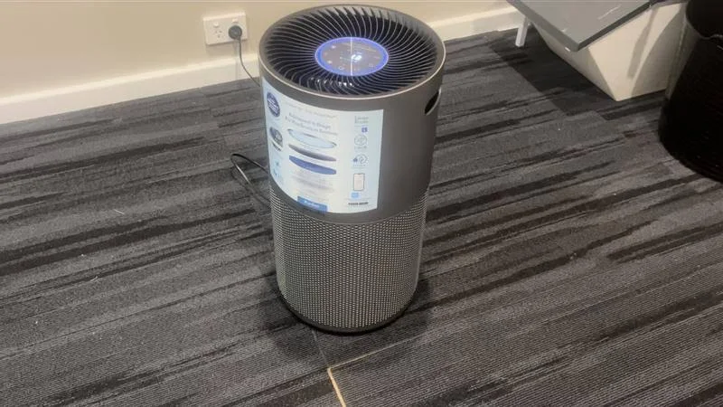view of our own purchase testing breville protect max air purifier hepa air purifier australia unboxing package arrival several weeks to months
