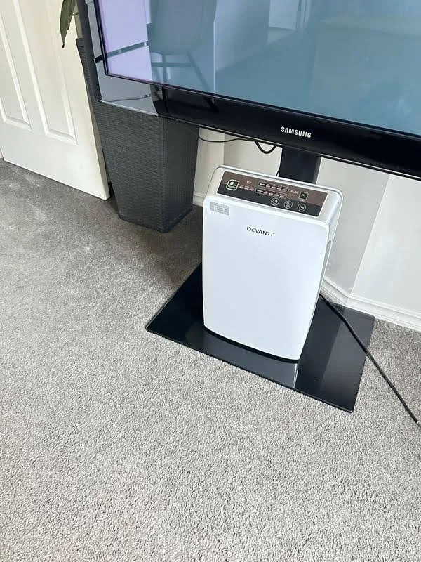 view of our own purchase testing devanti 4 stage hepa filter air purifier budget air purifier australia unboxing package arrival several weeks to months