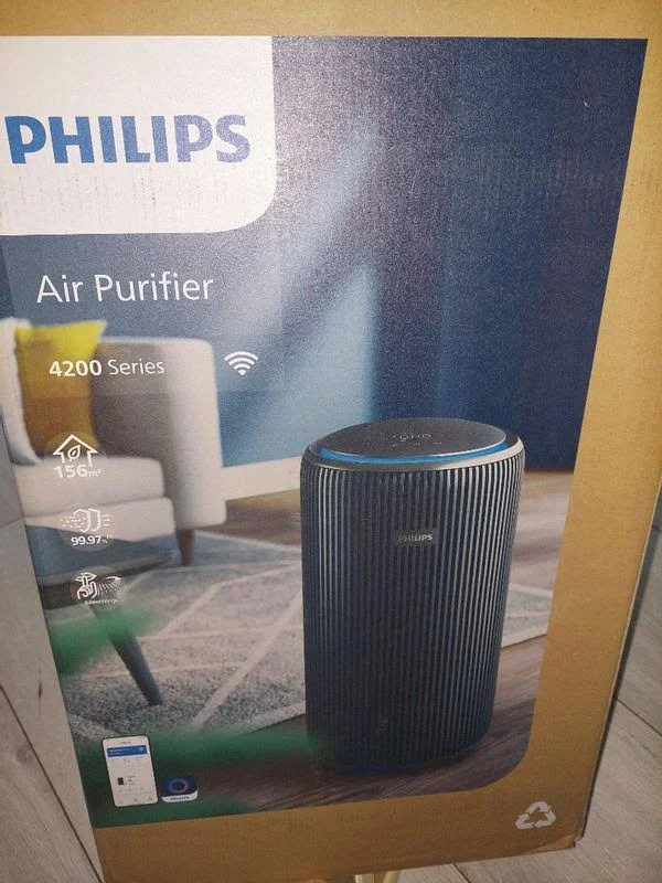 view of our own purchase testing philips 4200i series air purifier for dust australia unboxing package arrival several weeks to months