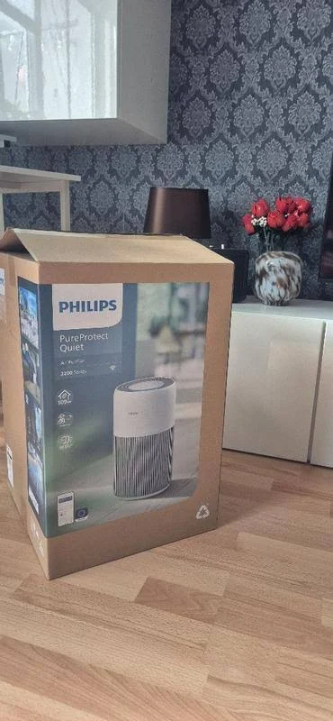 view of our own purchase testing philips pureprotect 2200 series smart air purifier for allergies australia unboxing package arrival several weeks to months