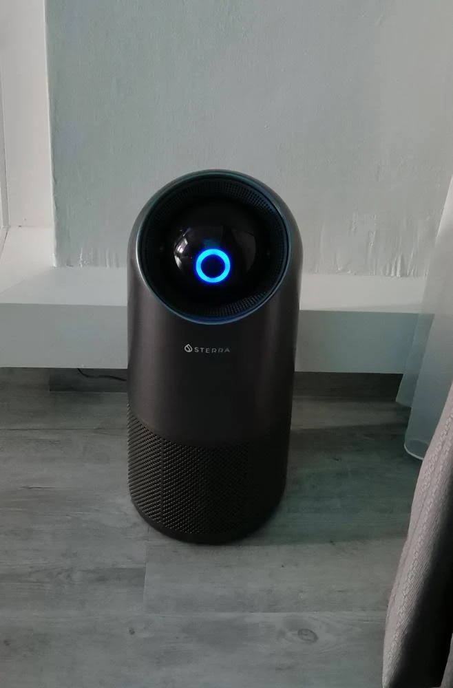view of our own purchase testing sterra moon true hepa 13 air purifier budget air purifier australia unboxing package arrival several weeks to months